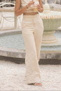 Chic Embroidered Pants