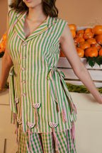 Melon Tie Top
