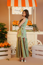 Melon Tie Top Set