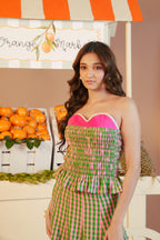 Gingham Reversible Top