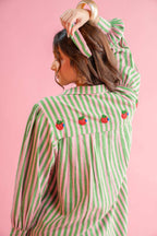 Berry Shirt Dress