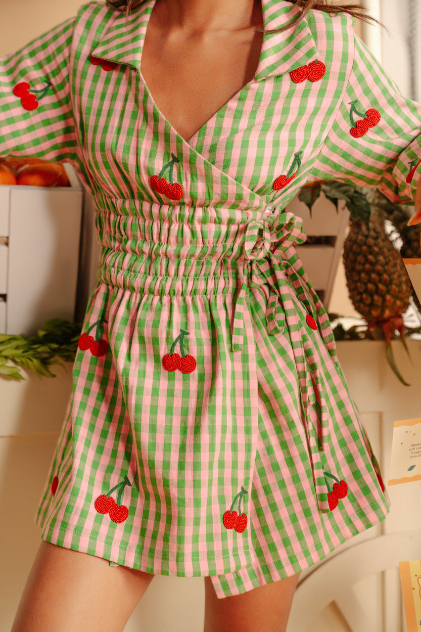 Cherry Blossom Shirt Dress