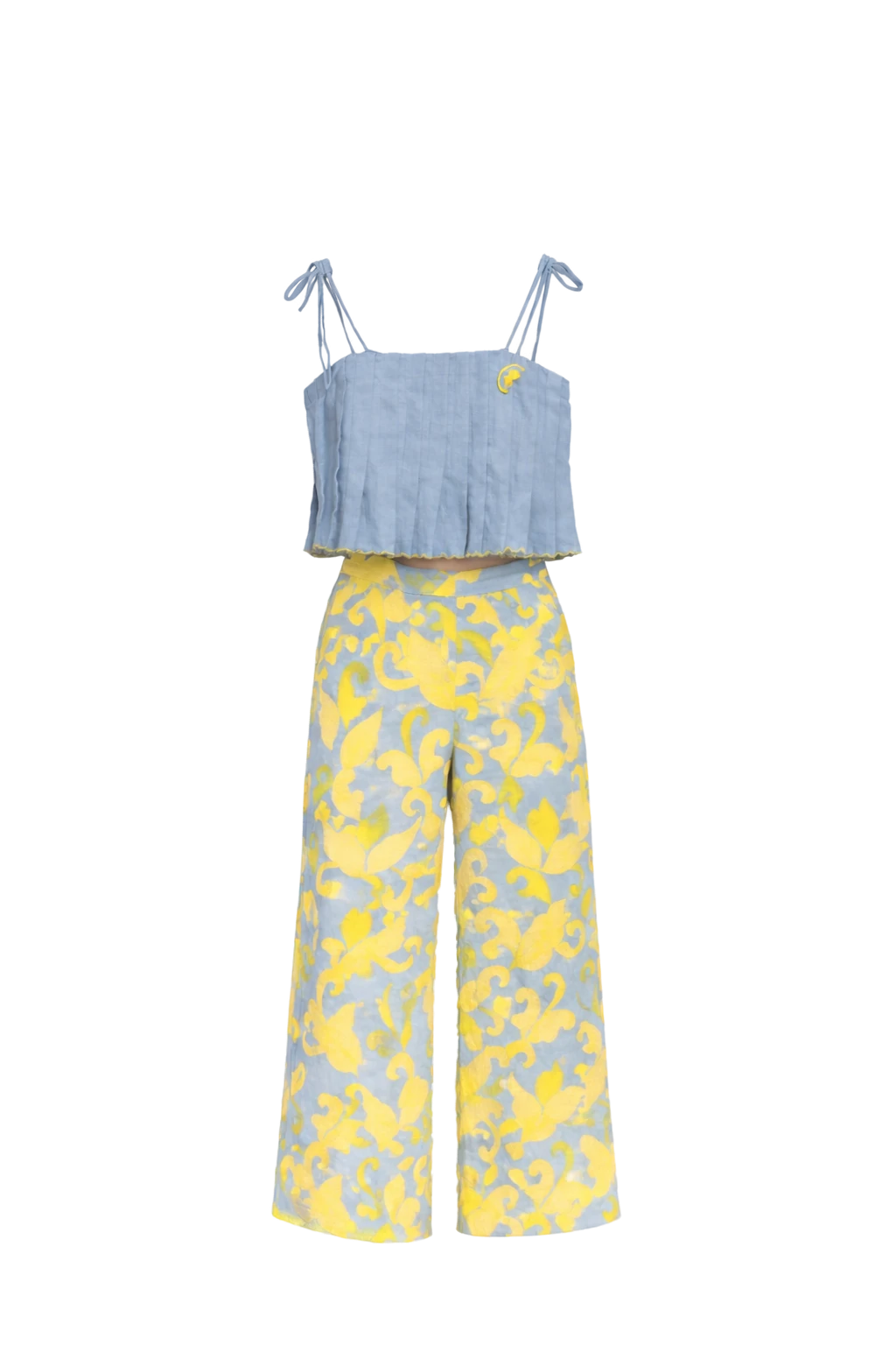 Limoncello Tie-Pants Set