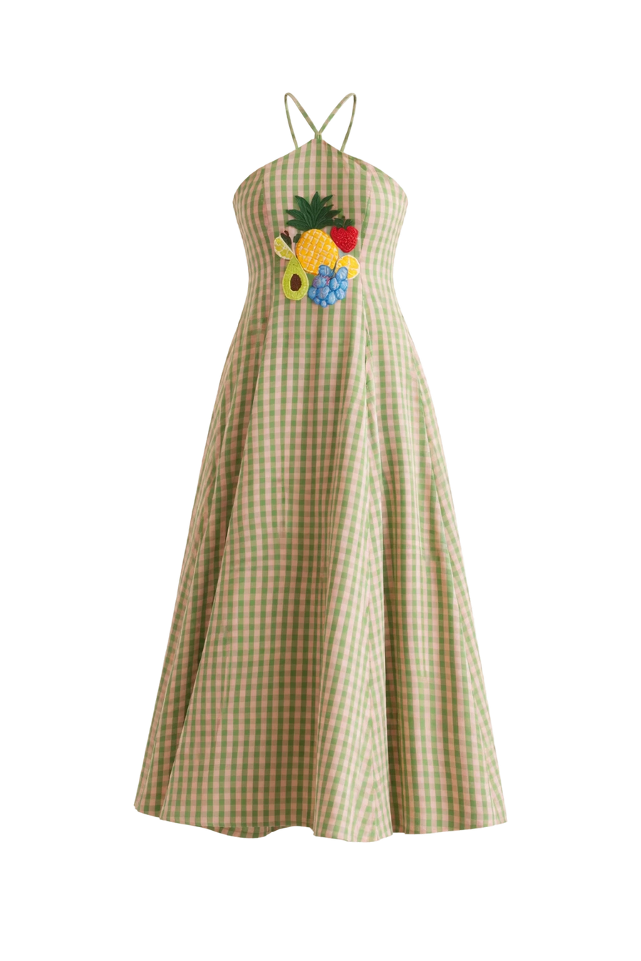 Fruit Punch Halter Dress