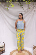 Limoncello Tie-Pants Set