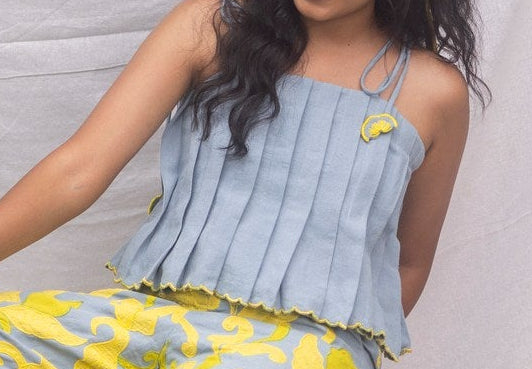 Lemon Tie Top