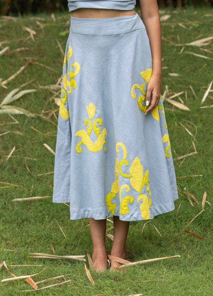 Limoncello Top-Skirt Set